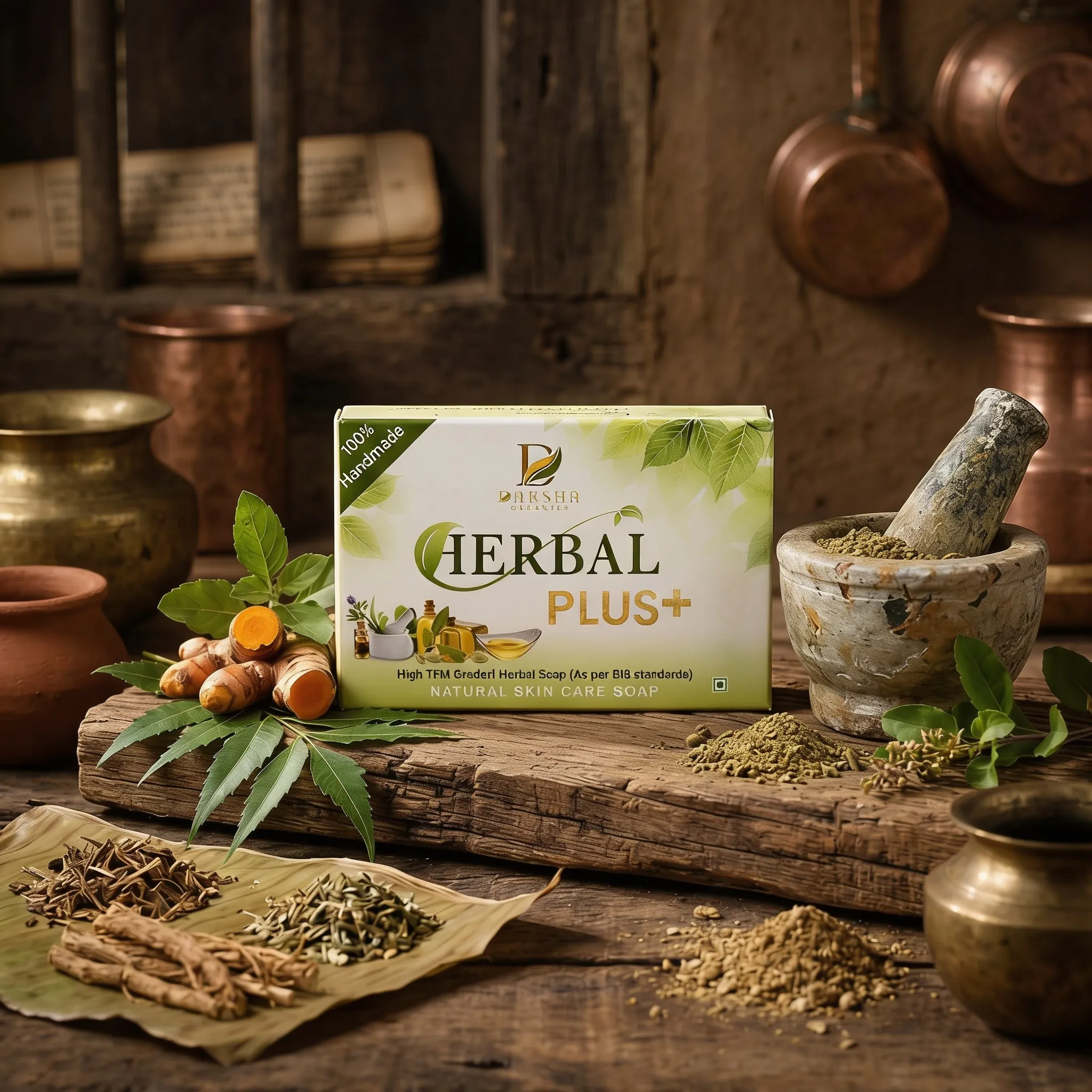 Herbal Plus Natural Skin Care Soap 