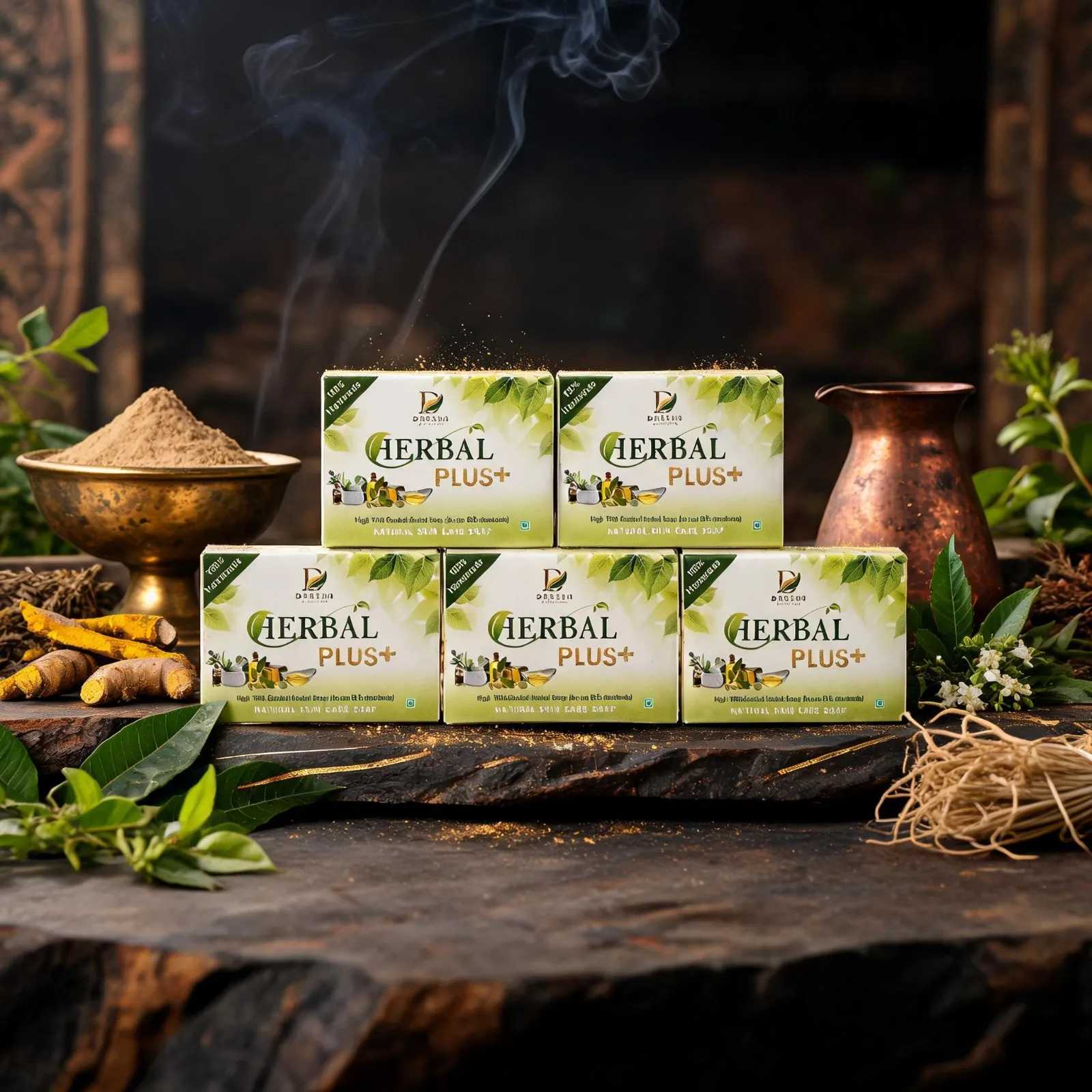 Herbal Plus Natural Skin Care Soap 