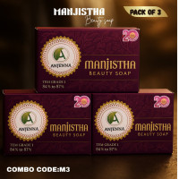 ANJENNA MANJISTHA BEAUTY SOAP PACK OF 3